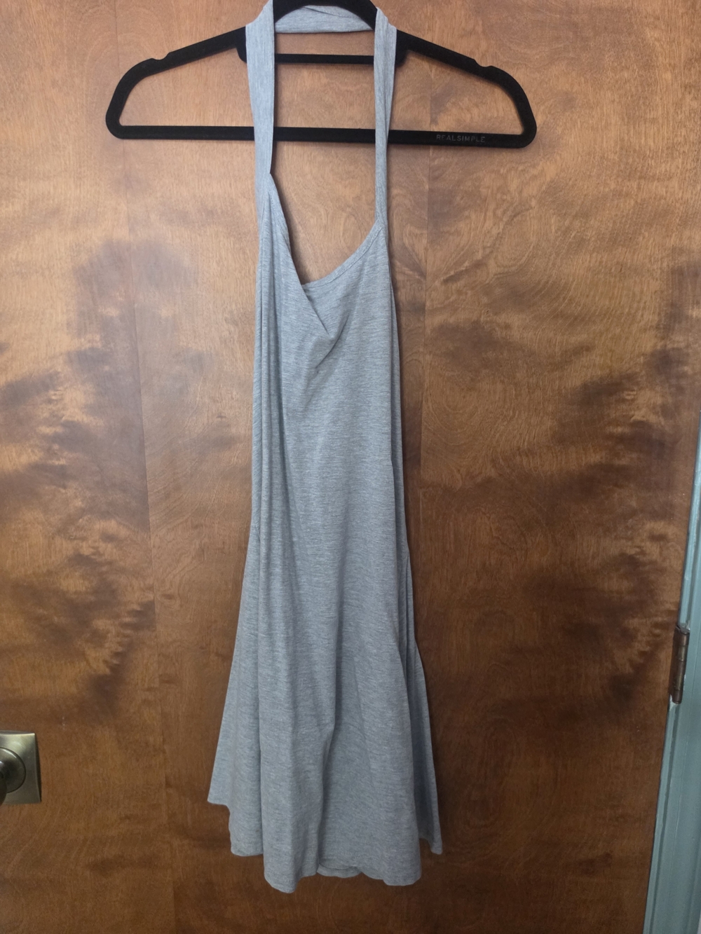 VENUS Light Gray Halter Swing Dress